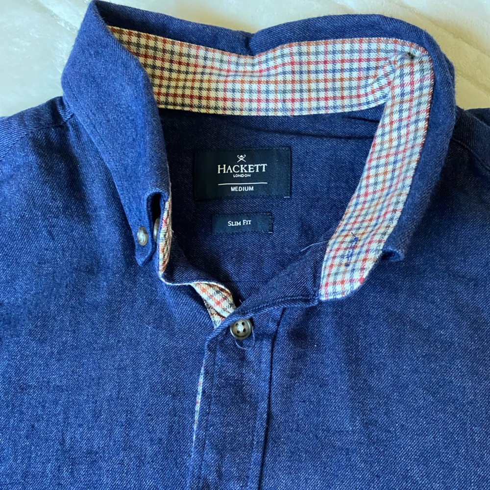 Hackett Slim Fit Dress Flannel - Medium